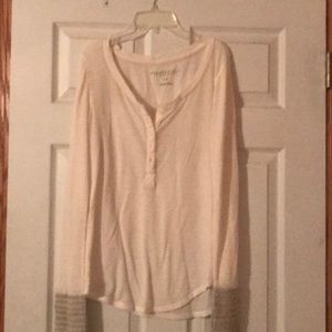 Cream HenleyAeropostle